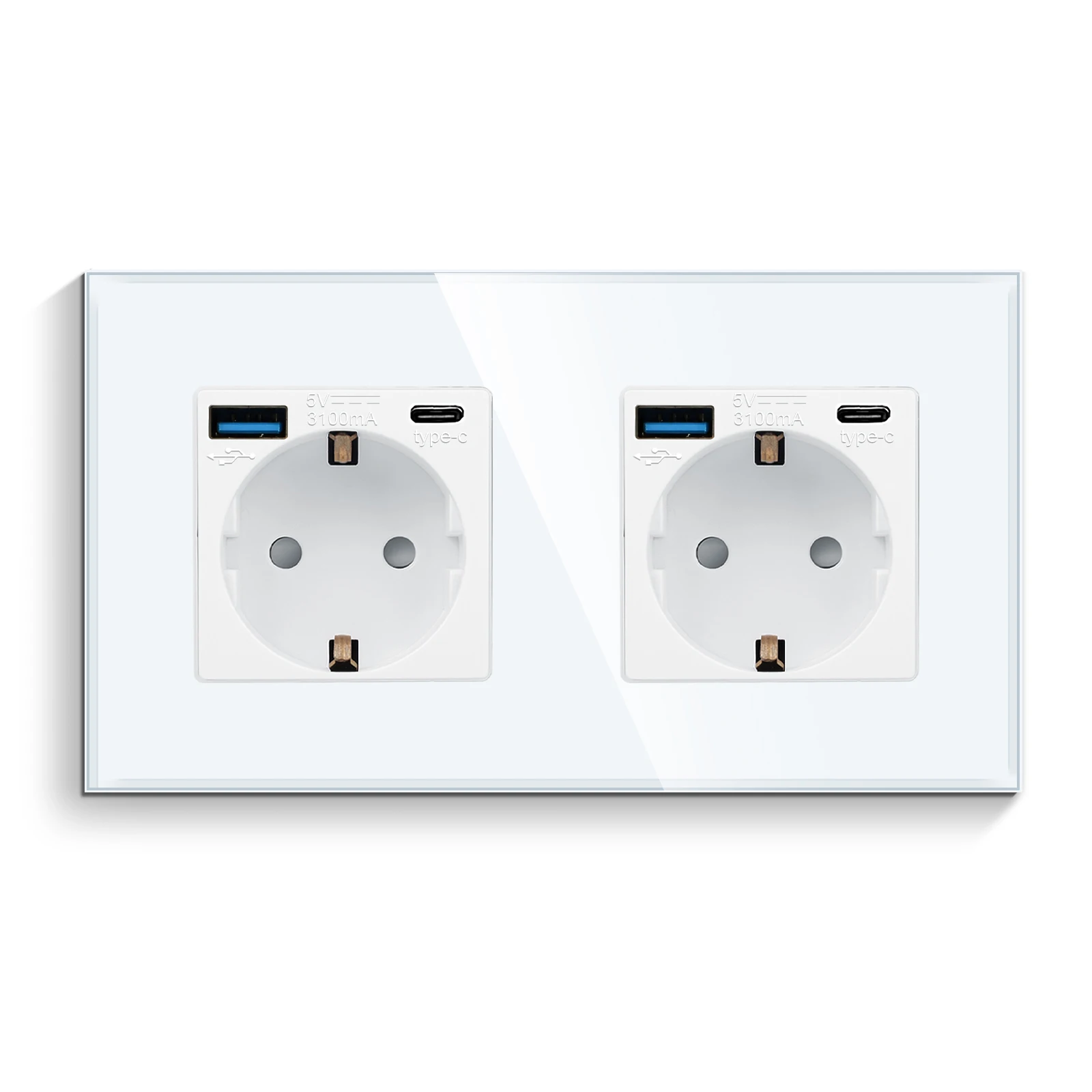 dual type-c socket
