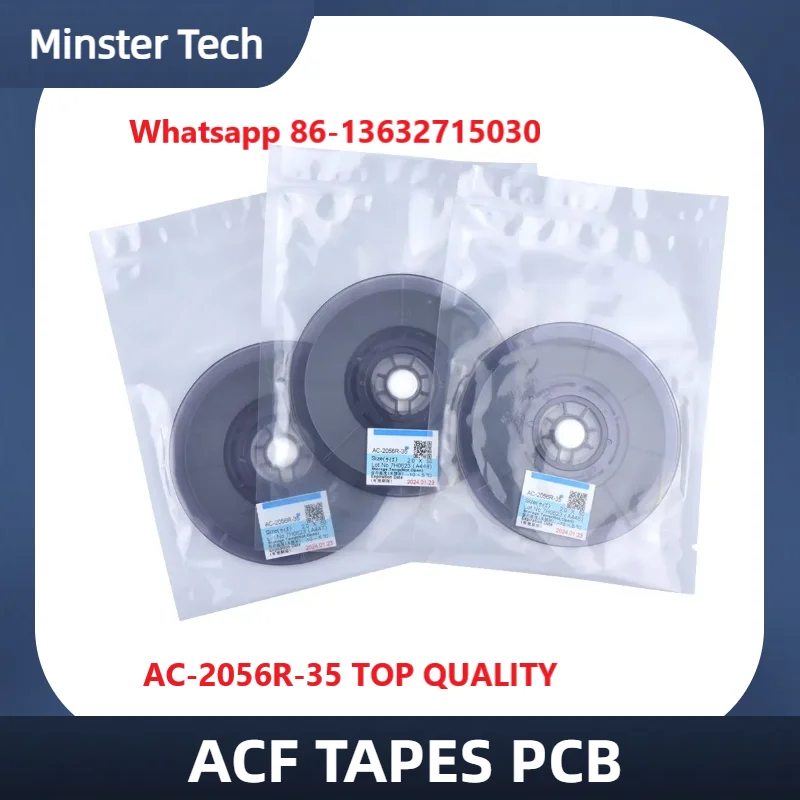 

Acf Tape Lcd Repair Anisotropic Conductive Adhesive Film TV Screen Panel COF Bonding Glue for PCB Glass Side AC-2056r-35 AC-7206