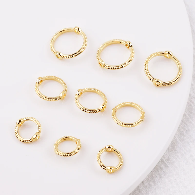 18k Gold Plated Vintage Bead Ring Spacer