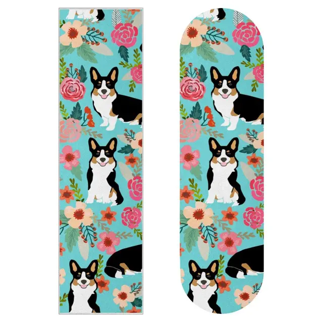 Corgi Pattern Skateboards Grip Tape