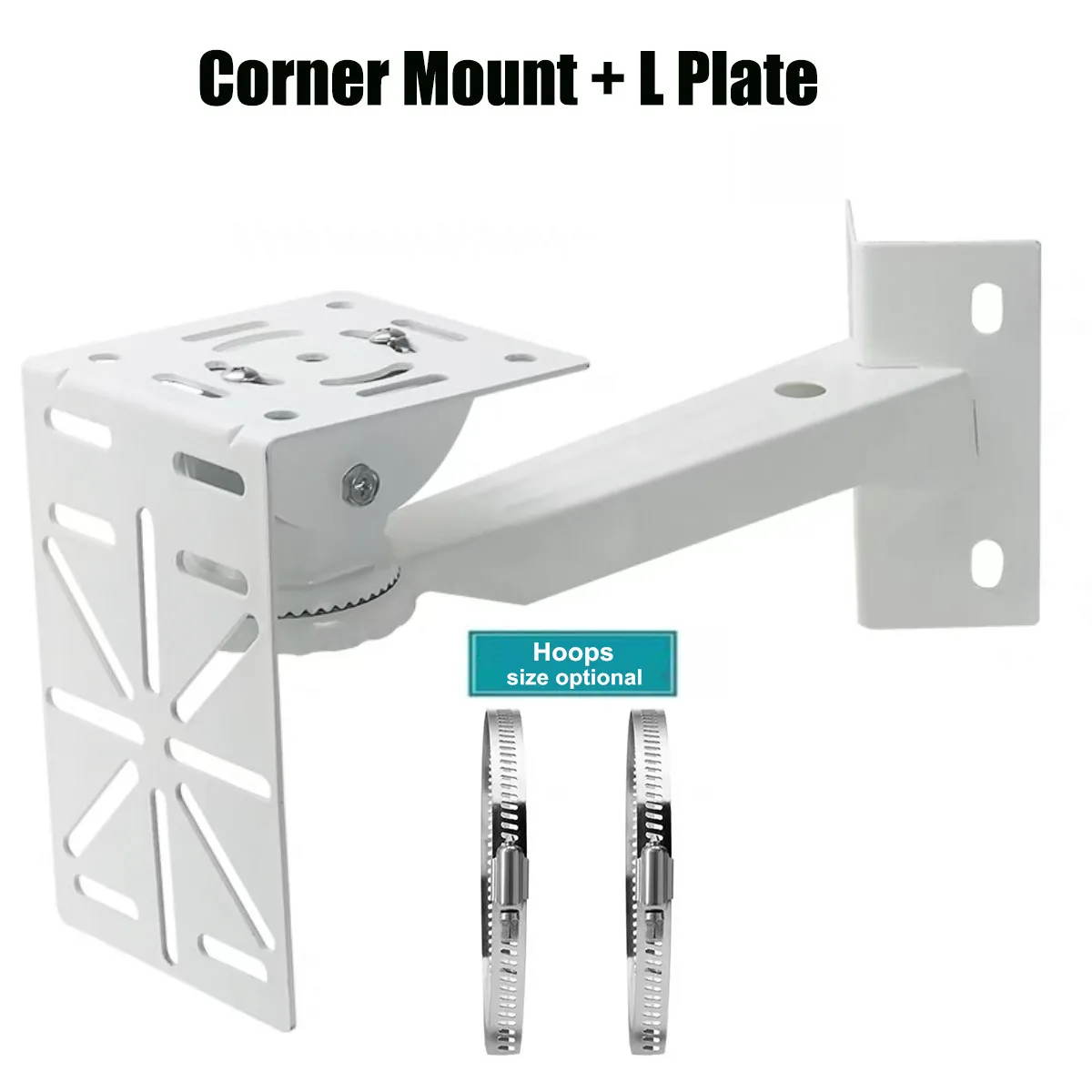 Soporte De Montaje De Cámara De Seguridad De Vigilancia, 90 Grados, Montaje  En Pared, Grúa De Ángulo Recto, Soporte De Esquina De Pared Externo De  Metal - Soporte De La Cámara - AliExpress