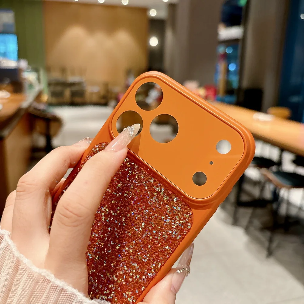 Luxury Bling Diamond Rhinestone Phone Case with Full Camera Protection