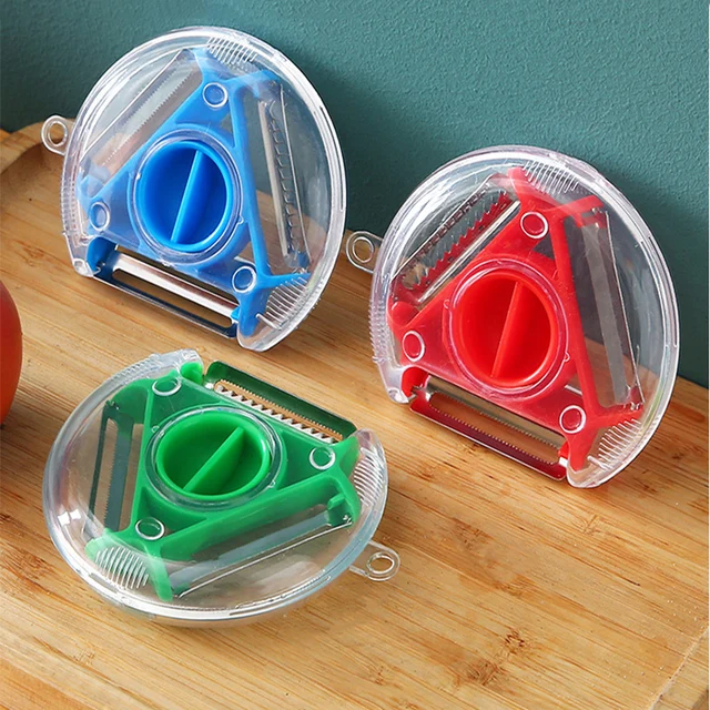 1 PC 3 In 1 Multifunctional Peeler ผักผลไม้ Peeler หั่น Peeling Artifact ครัวเครื่องมืออุปกรณ์เสริม 4