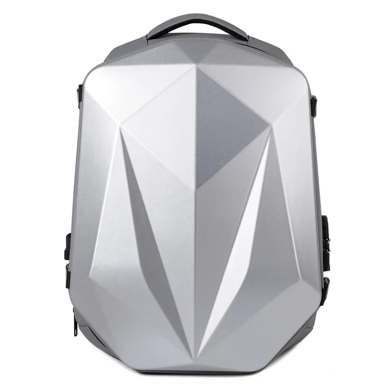 New Waterproof Casual Backpack Large Capacity Laptop Bag ABS Hard Case Usb Backpack for Men Customs Code Lock Business Backpack