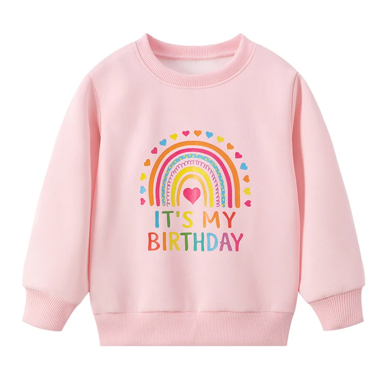 Children Sweater Children's spring and autumn fashion printed sweater girls comfortable leisure sports long sleeve T-shirt Joker fashion sweater