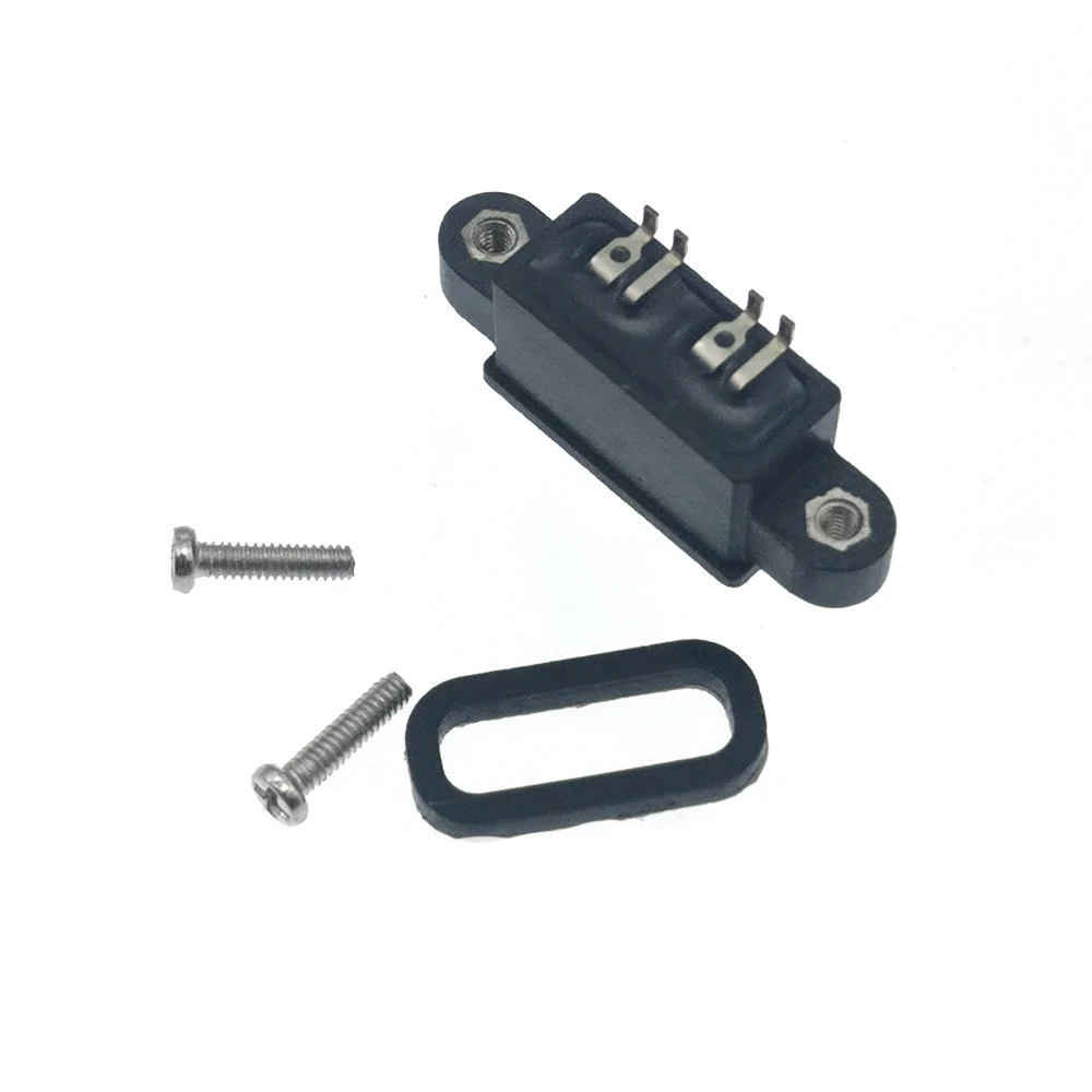 Description Picture 6 of item5pcs 4 P TYPE C IPX8 Waterproof Female USB C Socket Port With Screw Hole Fast Charge Charging Interface 180 Degree USB Connector