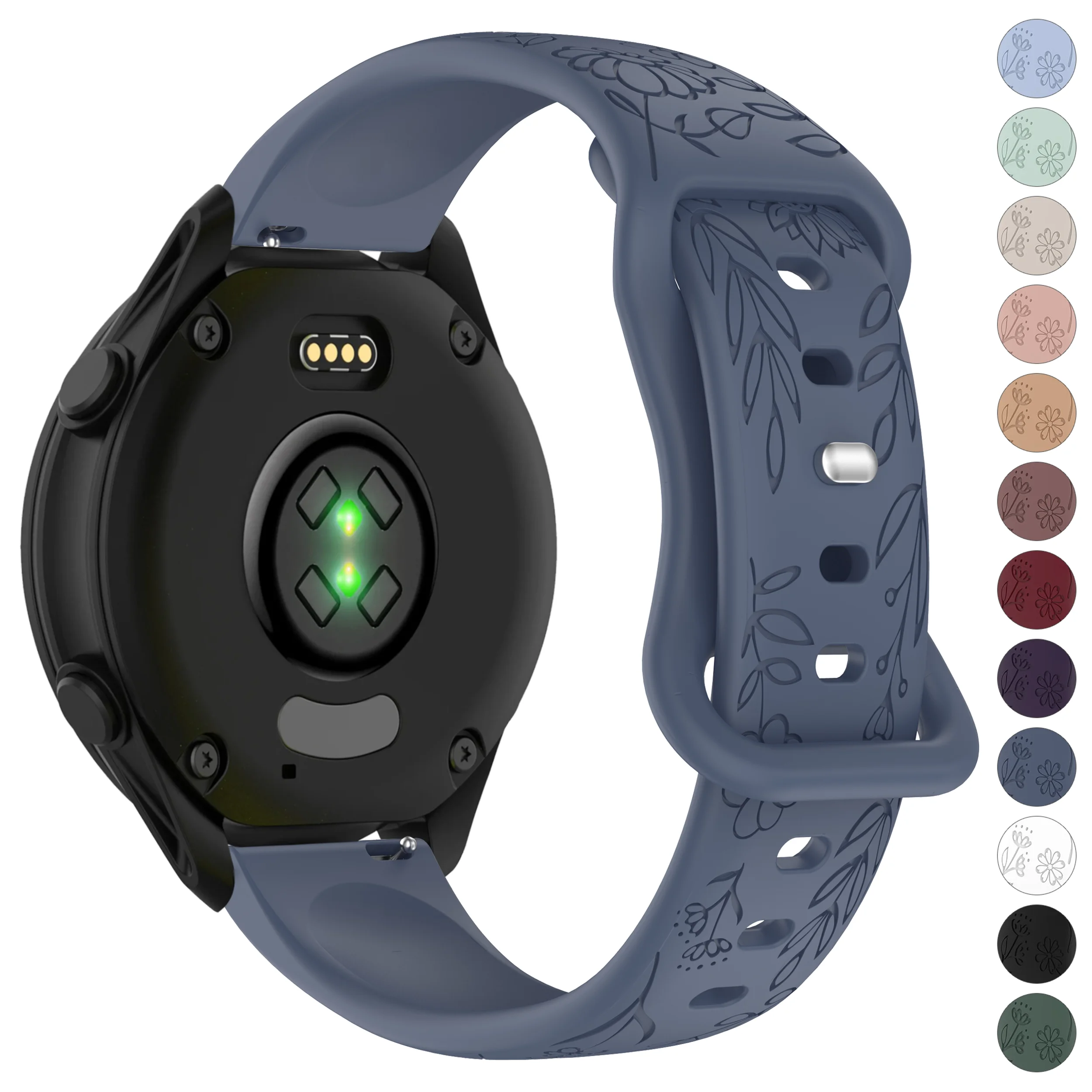Versatile Silicone Watch Strap - Multi-Size Adjustable Wristband