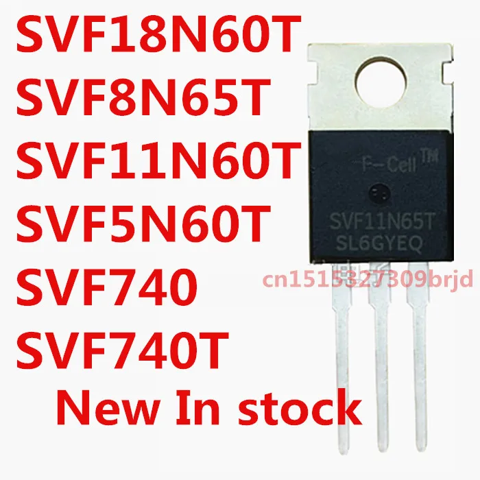 

Оригинал 5 шт./SVF18N60T SVF8N65T SVF740T SVF11N60T SVF5N60T SVF740 TO-220