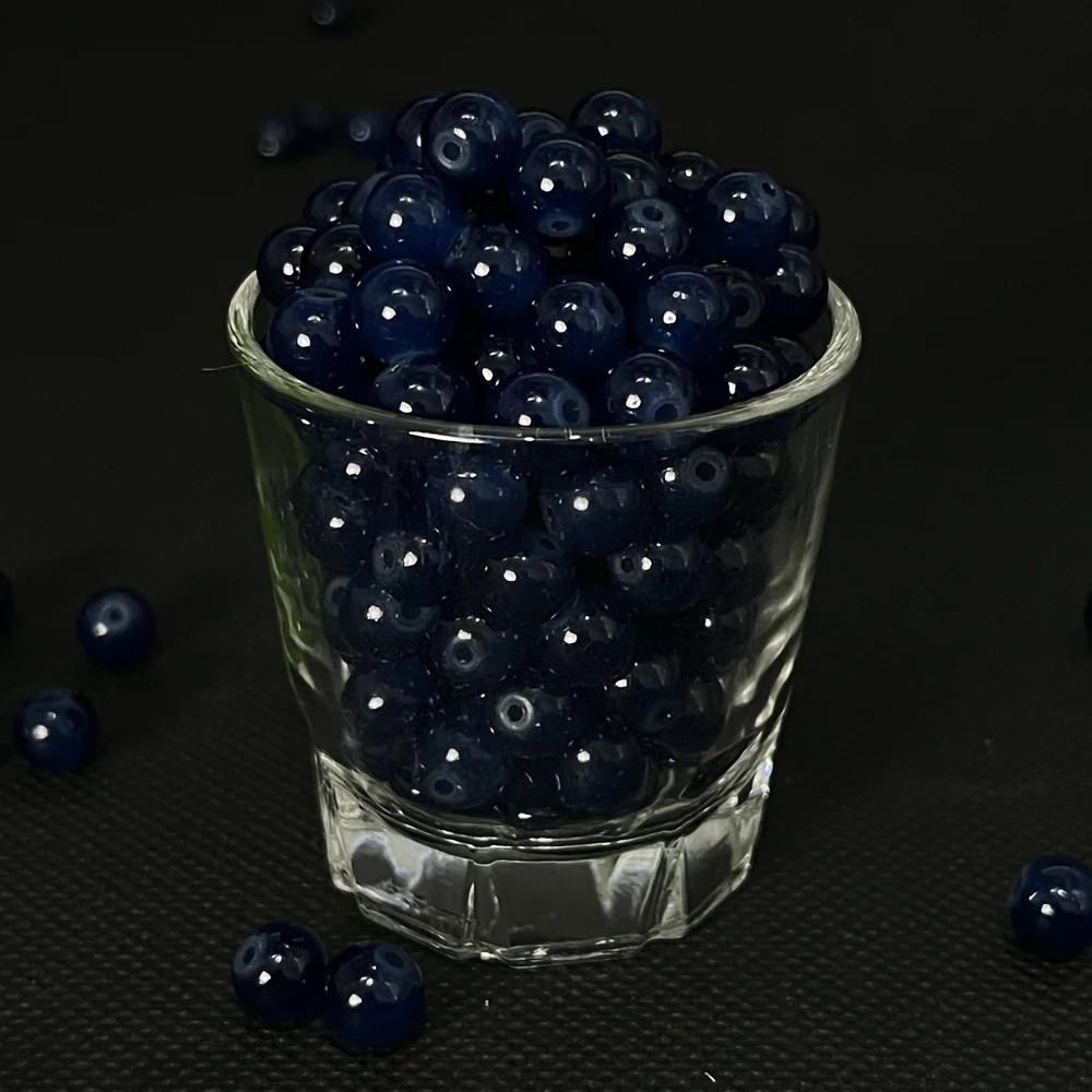 8 Mm 250 Pezzi Piccole Perle Di Vetro Imitazione Perla Rotonda Satinata Per La Creazione Di Gioielli Set Di Colori Assortiti - Italia - Foto 3