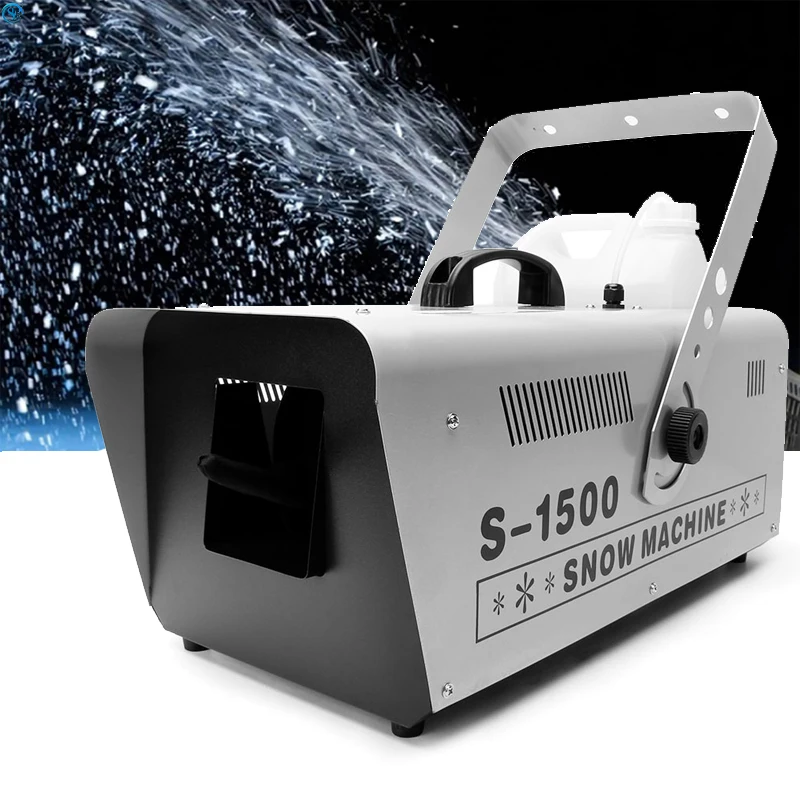 

Wireless Remote Control 1500w Stage Small Artificial Snow Machine Snow Making outdoor For Dj Party Christmas Wedding