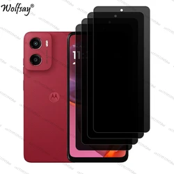 Ultra Privacy Anti - Spy Tempered Glass Screen and Camera Protector - 6.67 inch - Motorola Moto G05 (4 Front Glass)
