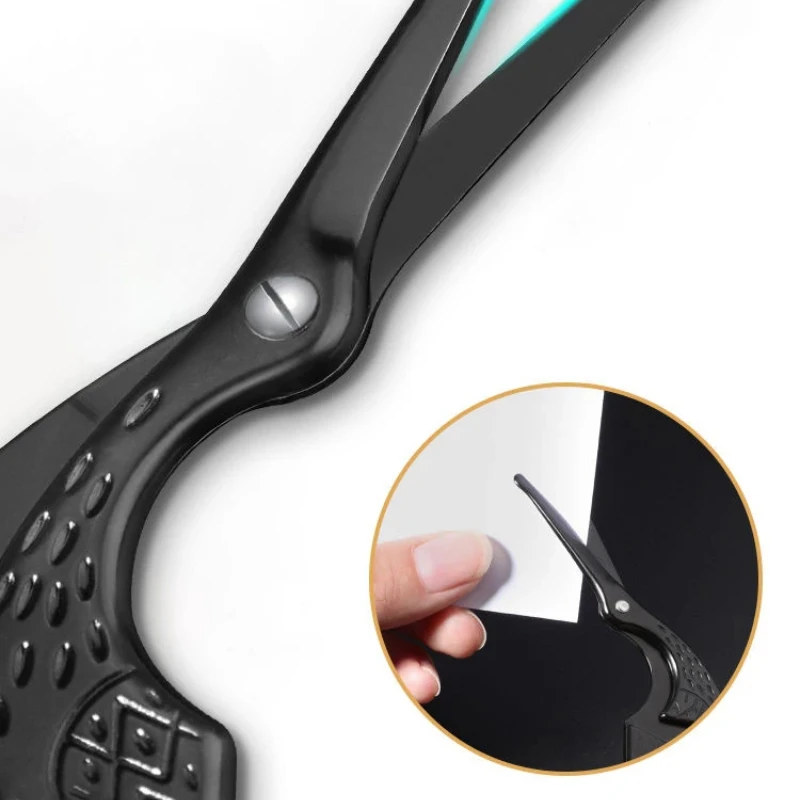 Facial Hair Scissors Rounded Professional Stainless Steel Mustache Nose Hair Beard Eyebrows Eyelashes Trimming Clippers 5