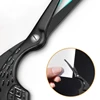 Facial Hair Scissors Rounded Professional Stainless Steel Mustache Nose Hair Beard Eyebrows Eyelashes Trimming Clippers 5