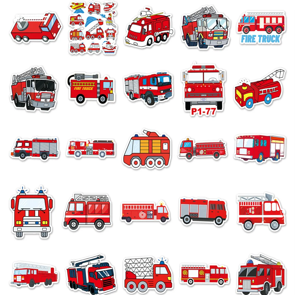 Рисунок 5 - Стикер «сделай сам» для пожарной машины