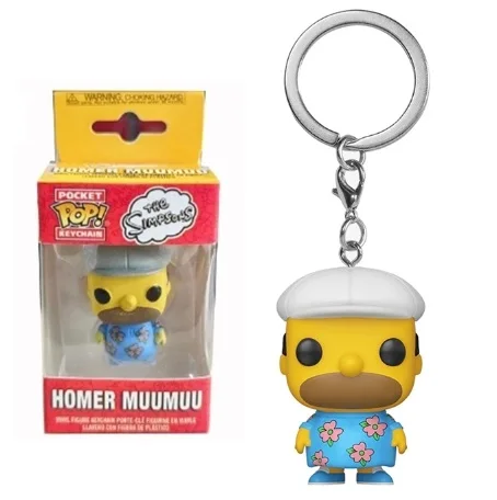 Карманный Брелок Funko Pop, Симпсоны, Гомер, муумулу, Коллекционная модель, игрушки для подарка на день рождения, брелки