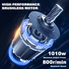 PATUOPRO 2-Mode Brushless Electric Rotary Hammer Handheld Impact Hammer Drill Home Repaire Power Tools For Makita 18V Battery 5