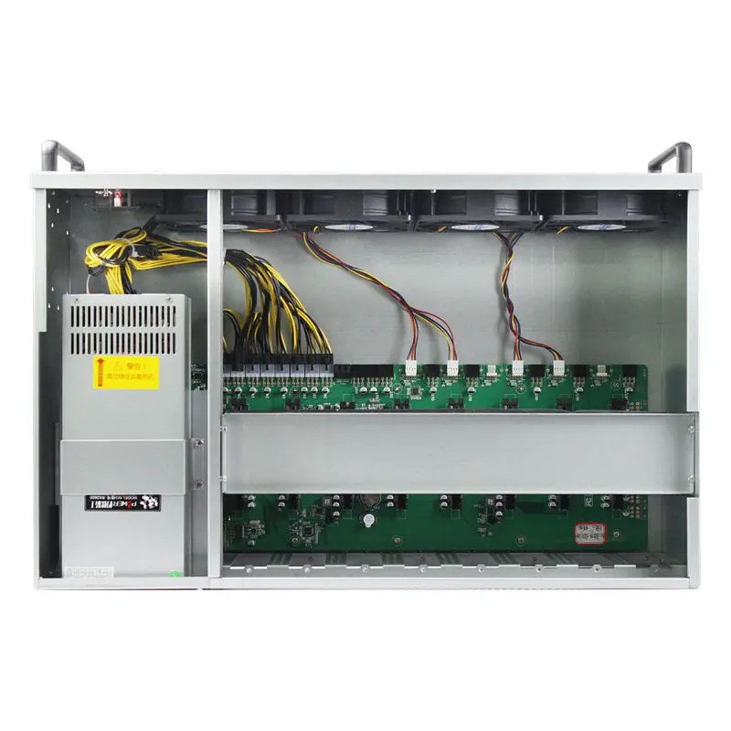 B85 65MM 케이스 8GPU 카드 장착 가능 머신 케이스 서버 섀시 컴퓨터 PC 케이스 ATX PC