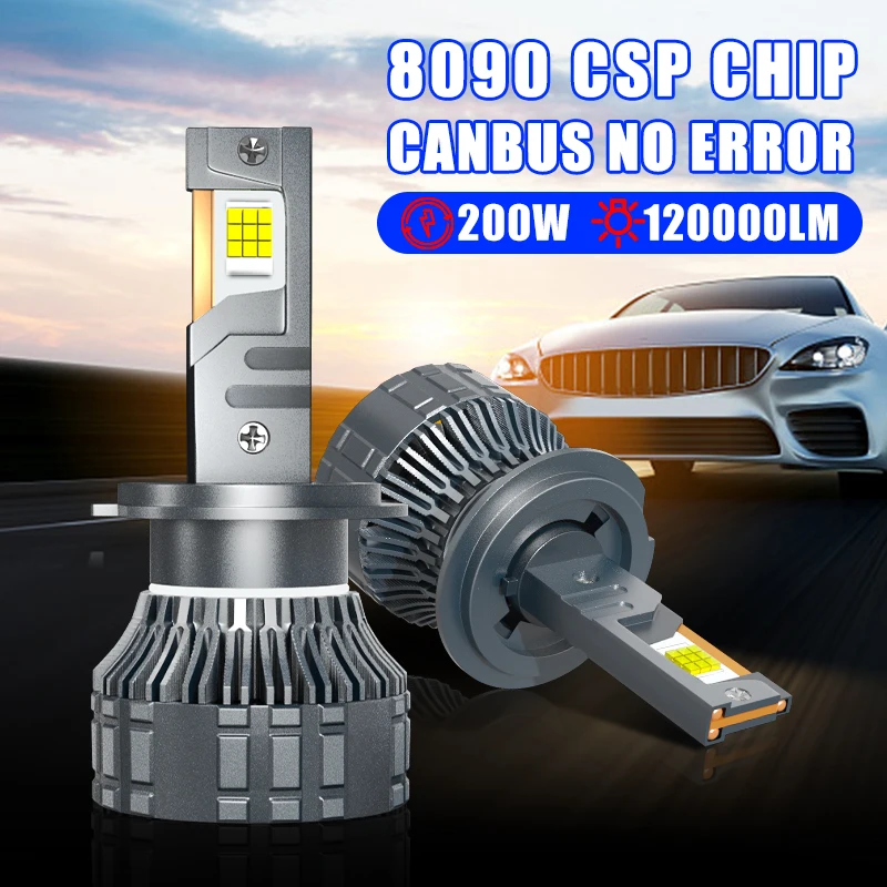 OSRAM H4 H7 H11 Led Headlight Bulbs H8 9005/HB3 9006/HB4 9012 HIR2 Fog  Lights 6000K 12V Car Lamps With OSRAM Original CSP Chips - AliExpress