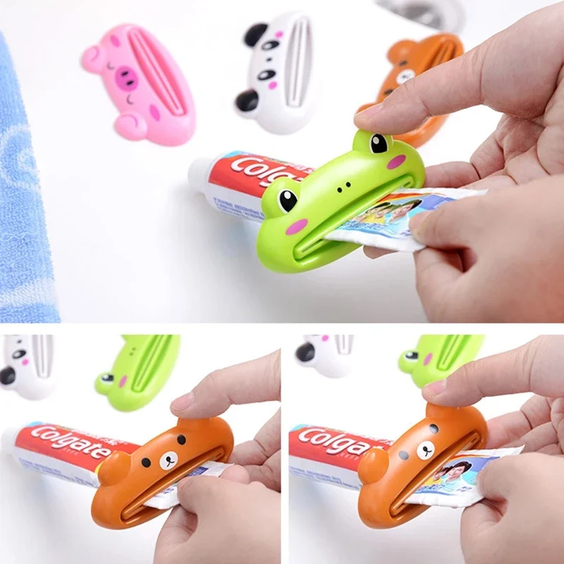 1pcs for Home Multifunctional Toothpaste Squeezer Animal Toothpaste Dispenser Household Daily Necessities Bathroom apply 4