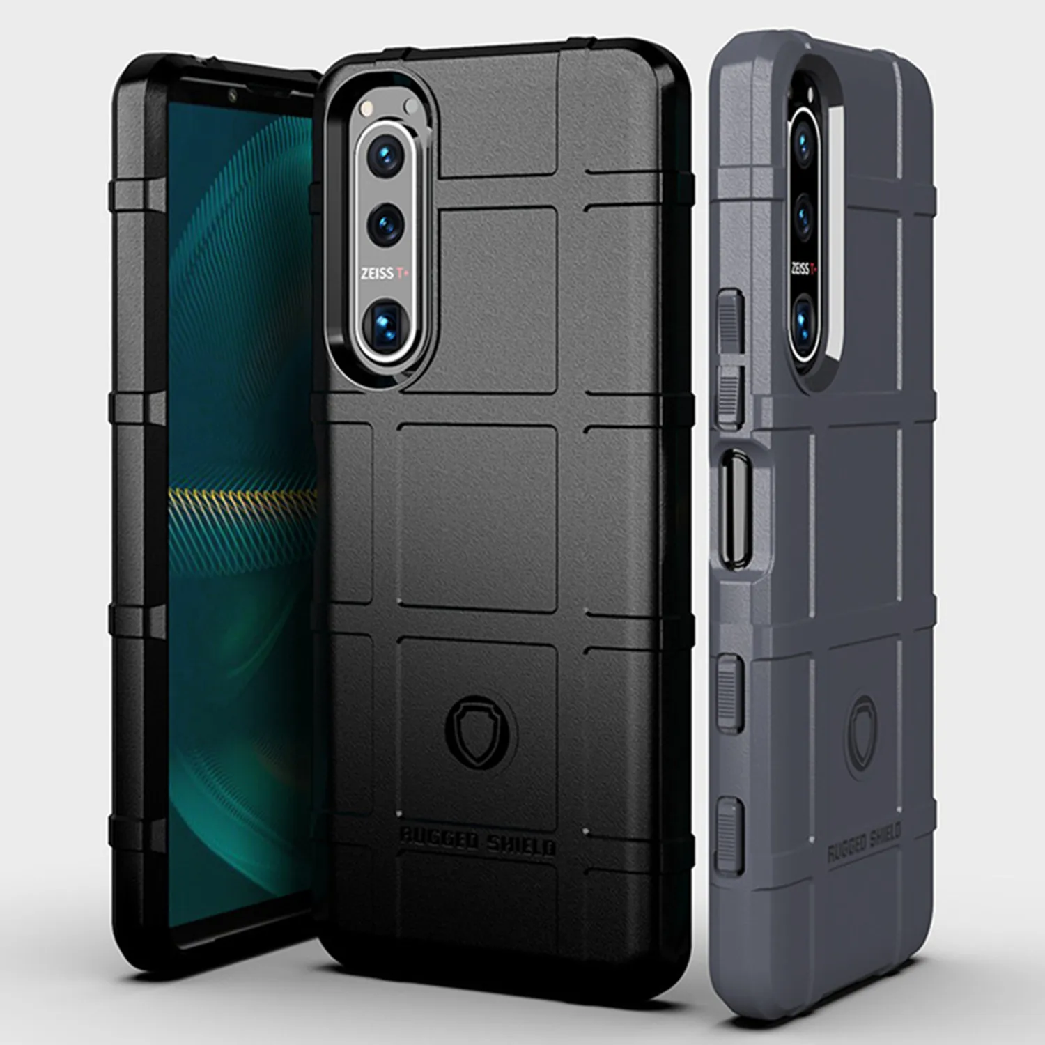 Armor Shield Anti-Knock Matte Back Cover for Sony Xperia 5iii - Durable Rubber Phone Case
