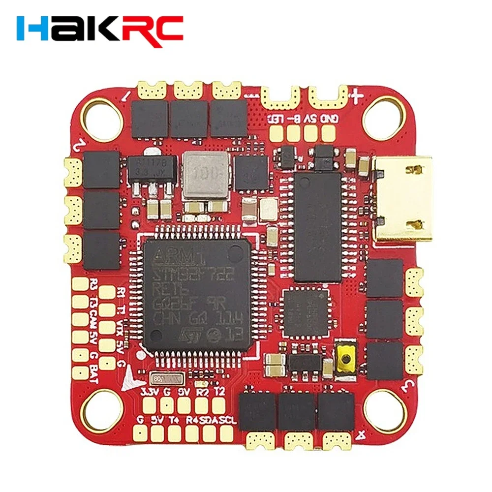 Uhidka F722X8 Pro FPV Stack F722X8 Pro Flight Controller BLS 60A ESC 4 in 1 30.5X30.5mm for RC FPV Racing Drone