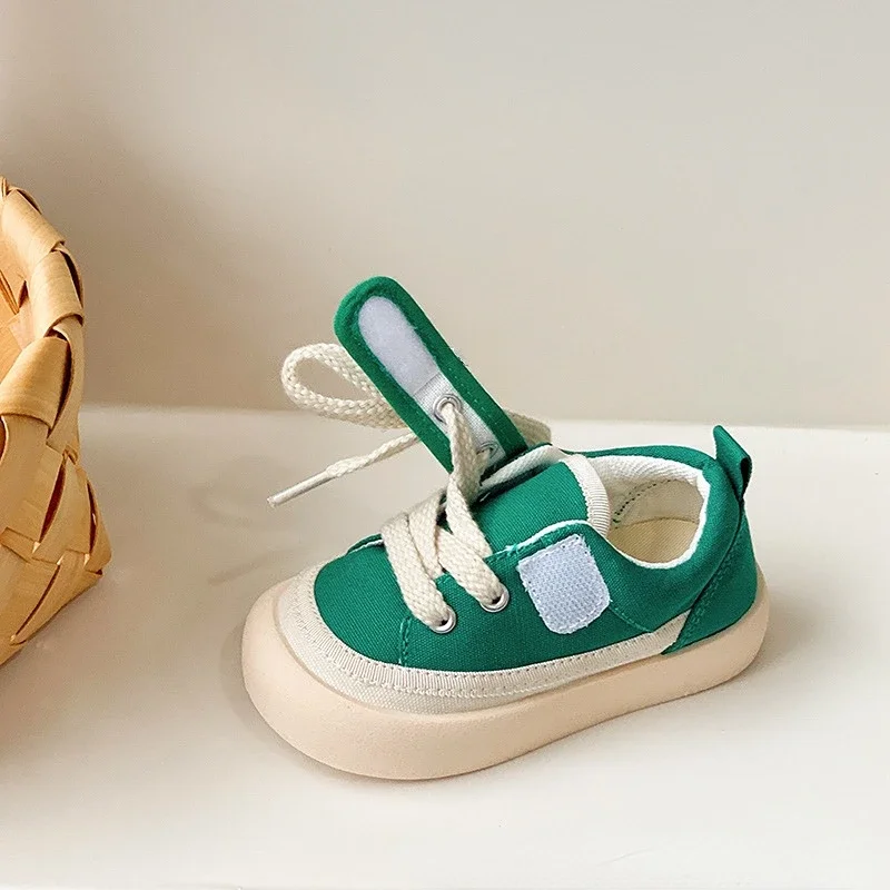 Kindergarten Baby Shoes Spring Summer New Korean Boy Canvas Shoe Versatile Kids Shoe Girls Soft Sole Casual Shoe Tide Zapatillas 4