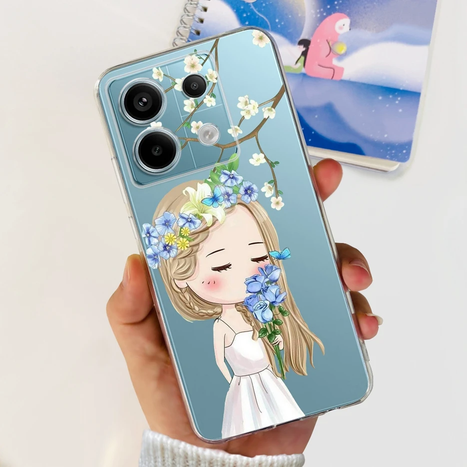Cute Cat Butterfly Painted Soft Silicone Phone Case