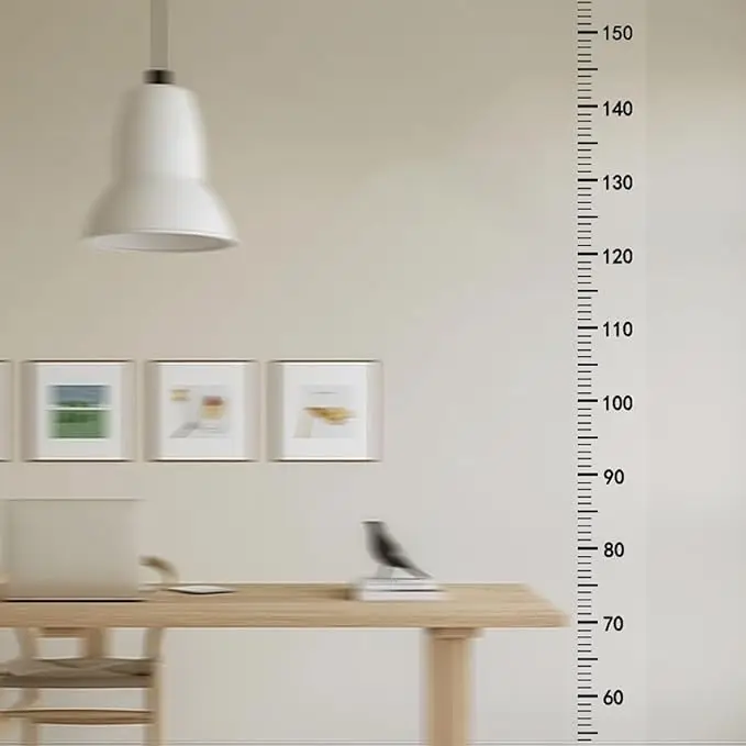 Adhesive Removable Growth Chart for Children - Wall Height Measurement for Nursery & Home Decor