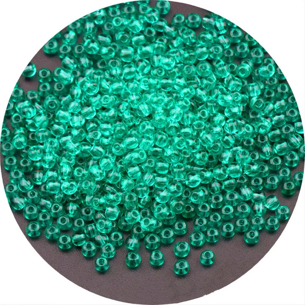 Vibrant Oling Transparent Glass Seed Beads for DIY Jewelry and Accessories