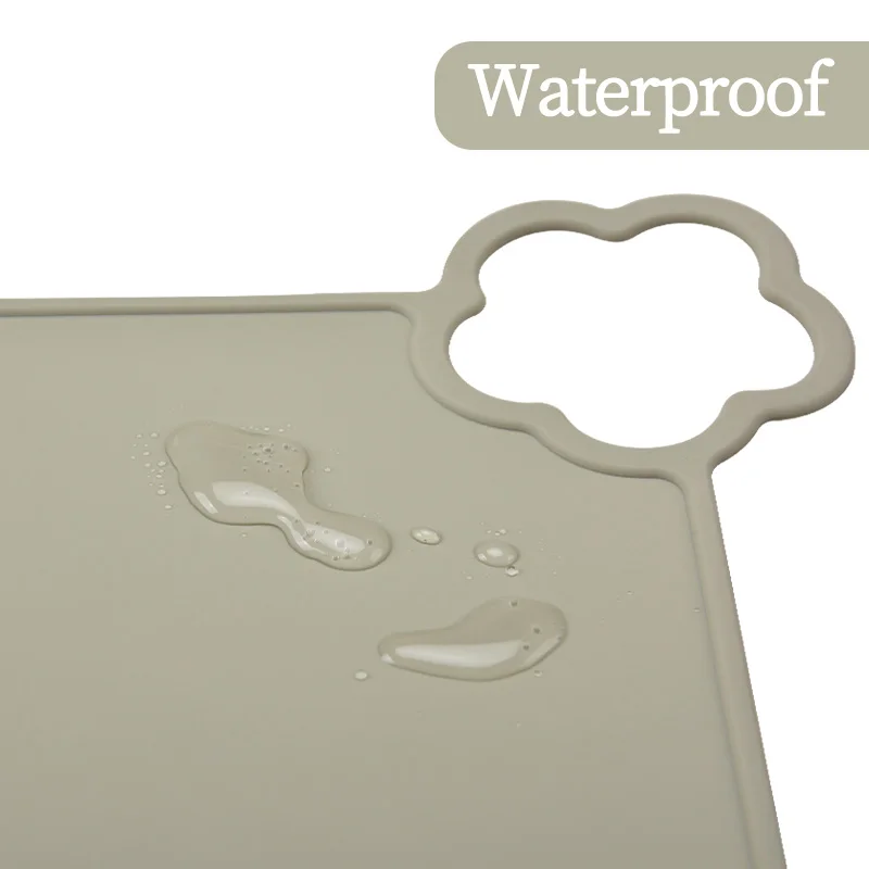 Baby Silicone Placemat BPA Free Food Grade Baby Kid Heat Resistant Mat Silicone Table Mat Dining Table Pads Supplies silicone placemat