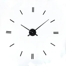 

Simple Nordic Style Wall Creative DIY Adhesive Wall Clocks Silent Mechanism Living Room Decorations Relogio De Parede Home Decor