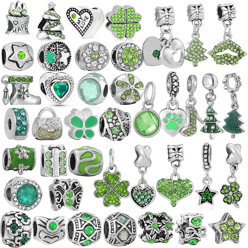 

2 шт./партия, Зеленые Бусины со стразами для дня рождения Аксессуары для бабочек, подходят для брендовых подарков, сделай сам, прямые продажи