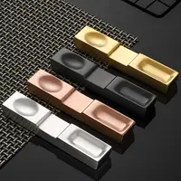 Chopstick Rest Groove Mirror Polished Fork Holder Cutlery Rest Stainless Steel Chinese Style Dinner Spoon Stand 2