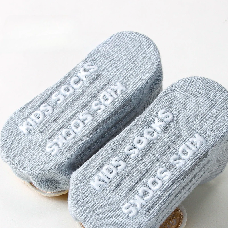 Baby Dispensing Non-slip Floor Socks Cartoon Bear Doll Spring and Autumn Baby Invisible Newborn Socks