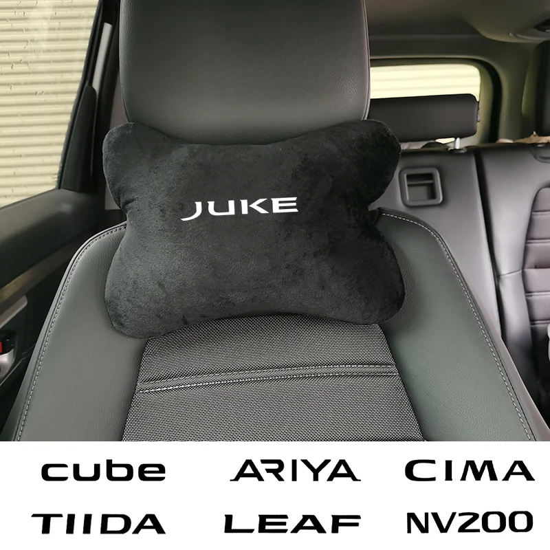 Car Pillow Car Seat Headrest Auto Neck Pillow for NISSAN ARIYA CIMA CUBE JUKE ALTIMA FUGA DAYZ LEAF NOTE NV100 NV200 TIIDA