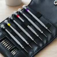Tournevis en acier de 0,8-1,6 mm pour la réparation de montres, outils portables pour le retrait de bracelets avec mini-goupilles de liaison, outils d'horloger 1