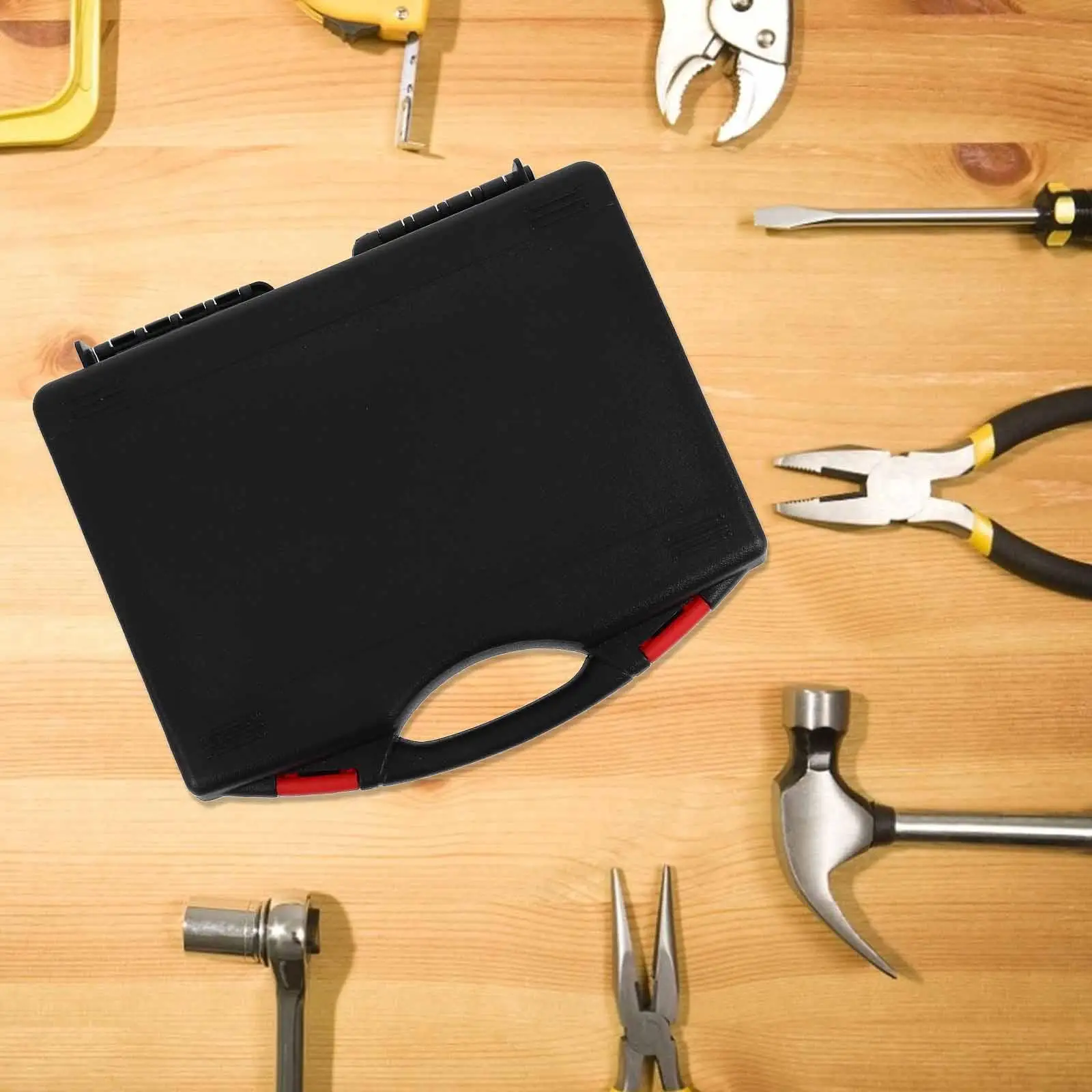 Hardware Drill Bit Storage Box Foam Tool Case Chest Water Proof Small Toolbox Plastic Organizer