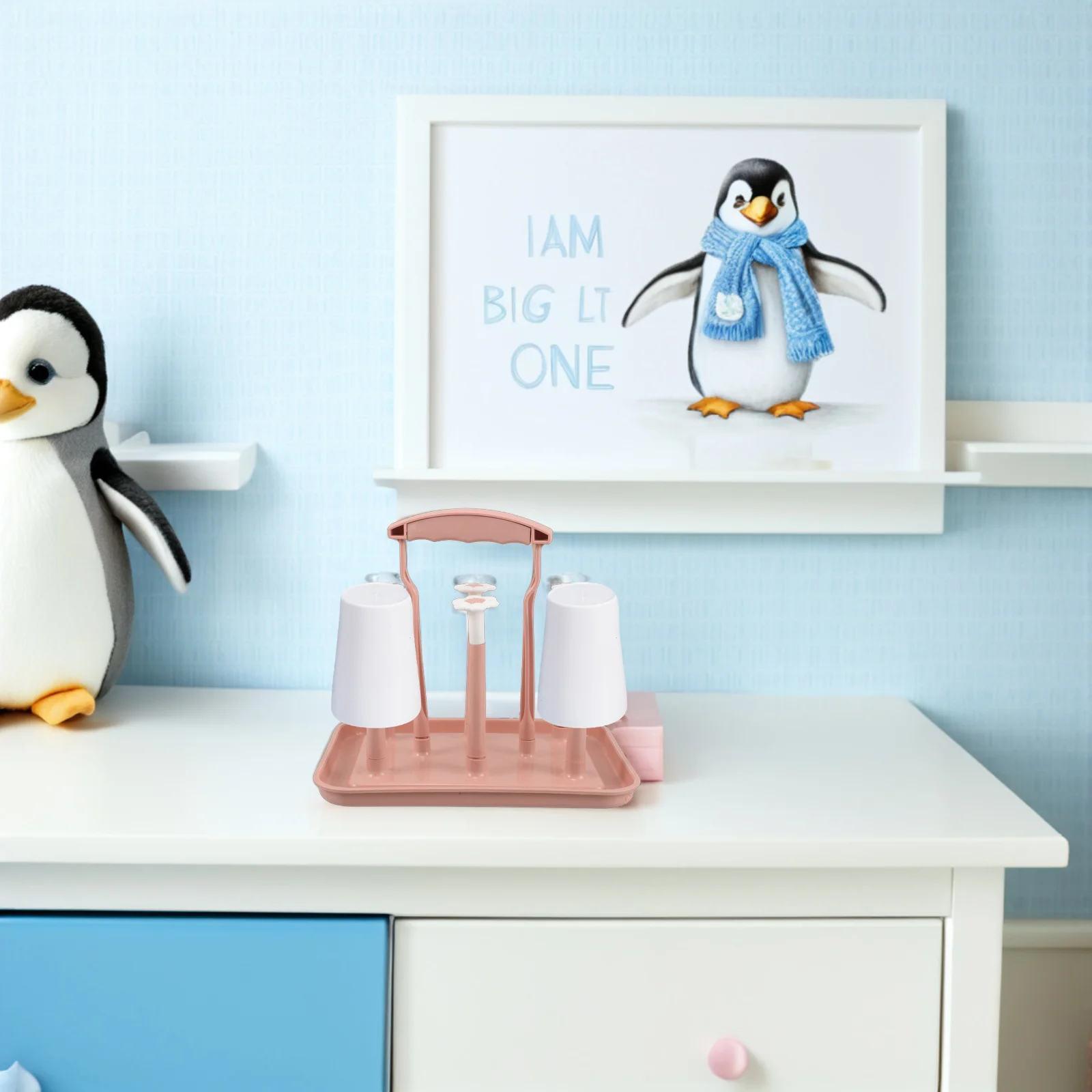 Baby Bottle Drying Rack Space Saving Cup Storage Tray Desktop ganizer European Style Multifunctional Wall Mountable Easy