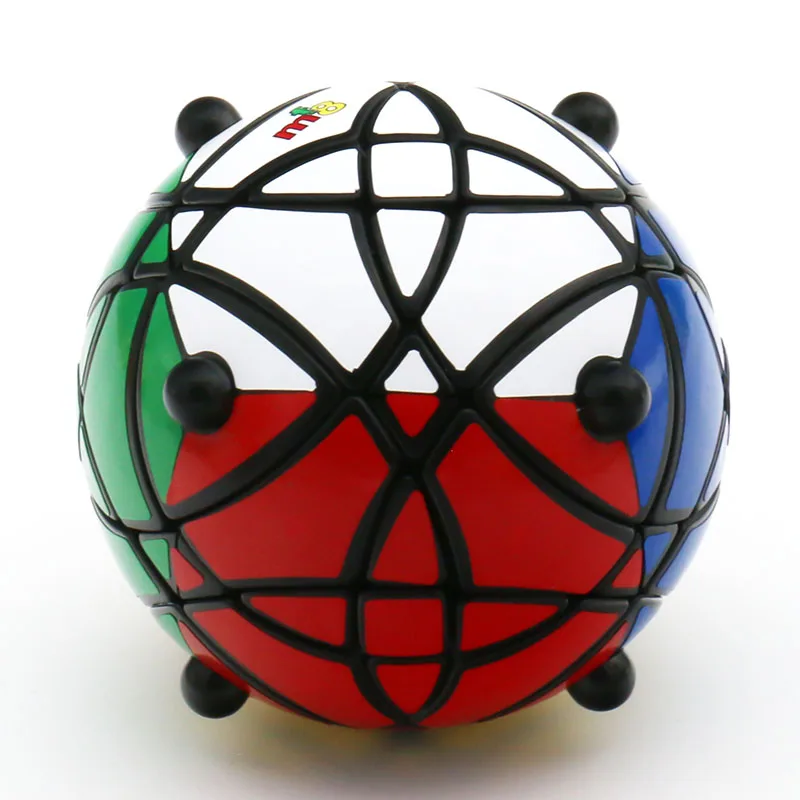MF8 Mini Helicopter Ball Strange-Shape Magic Cube Twisty Puzzle Black Original Plastic Body Limited Edition Children Adult Toy 3