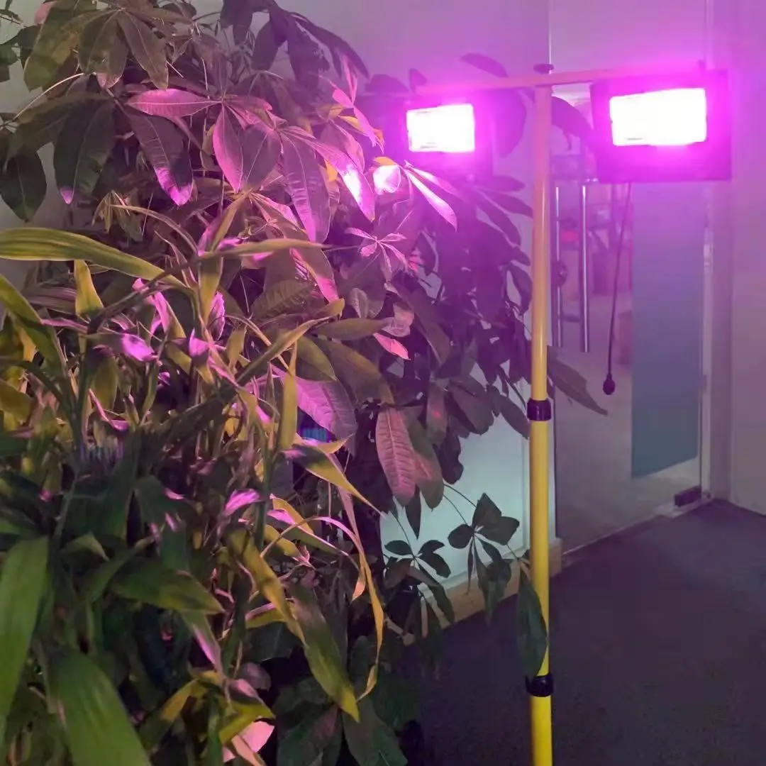 태양광 LED 성장 조명 투광 조명, 실내 꽃 및 야채 조명용 방수 식물 램프, 전체 스펙트럼, 60W