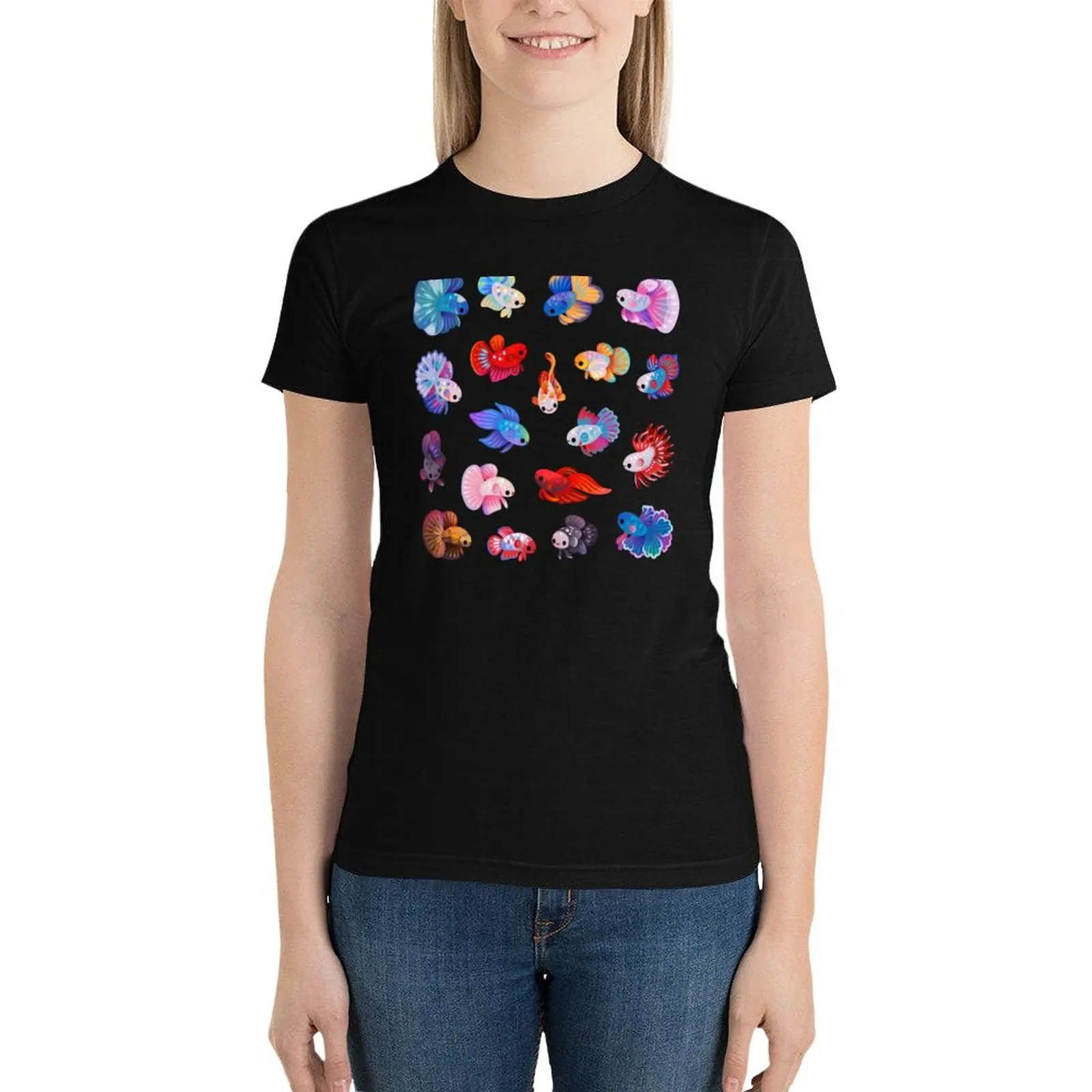 

Betta T-Shirt summer tops tops t shirt dress Women