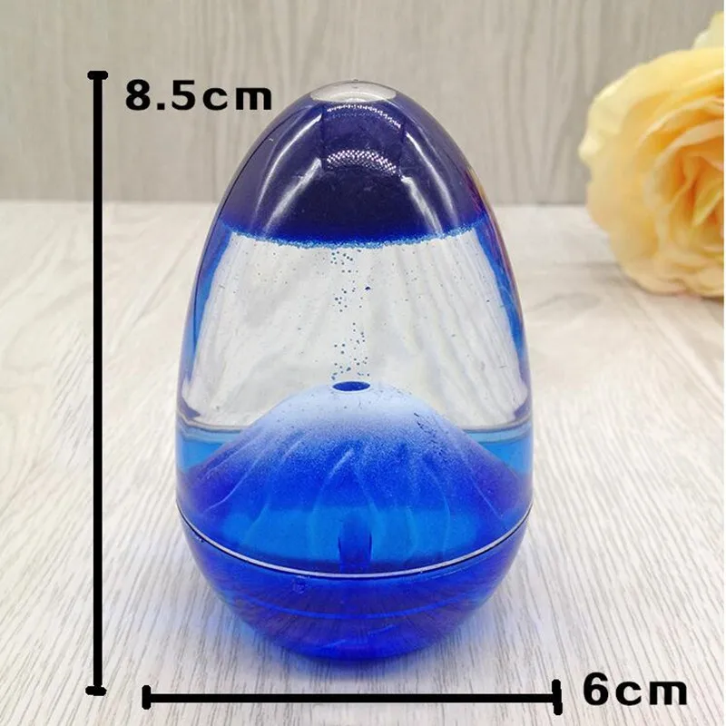 Movement Liquid Hourglass Creative Volcano Oil Sandglass Home Decor Craft Glass Ornaments Sand Timer Christmas Valentine Gifts sand timer liquid hourglass timer