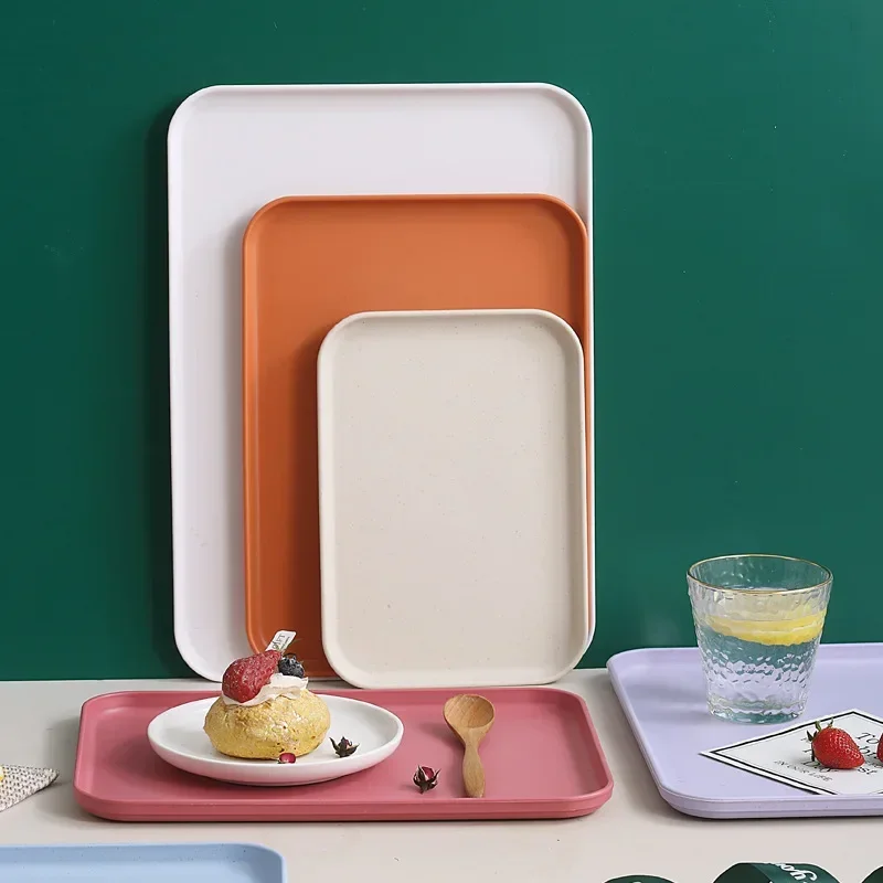 OFFSCH Dessert Tabletts Mit Glasdeckel - 3-teiliges Aufbewahrungsset