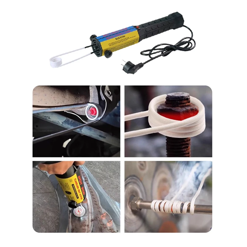 Induction heater Magnetic Induction Heater 1000W Portable Flameless Induction Heater Machine 8 Coils Car Repair Tool Kit Machine110v 220v