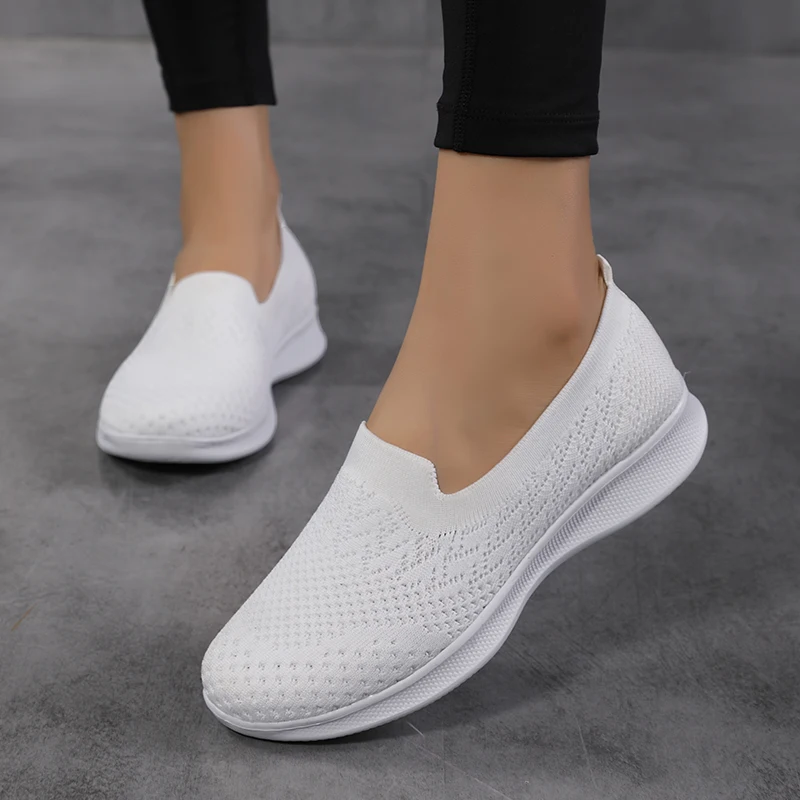 Women Shoes Casual Sneakers Women Sneakers Women Leisure Outdoor Mesh Soft Bottom Sport Slip on Breathable