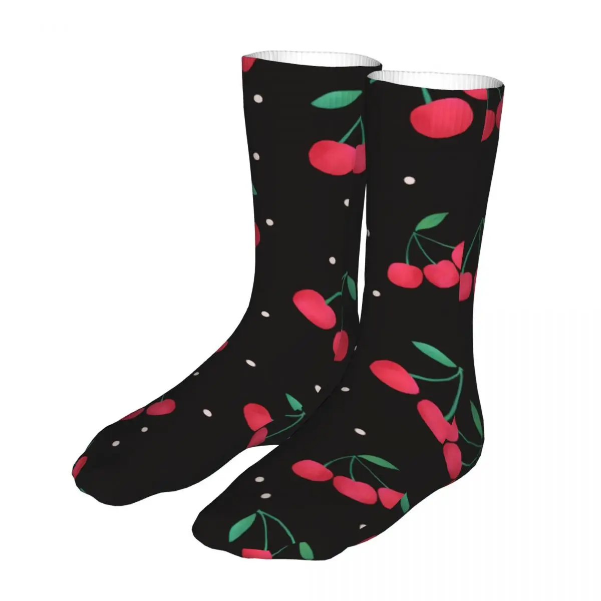 

Compression Cute Cherry Women Socks 2022 Men Sports Socks