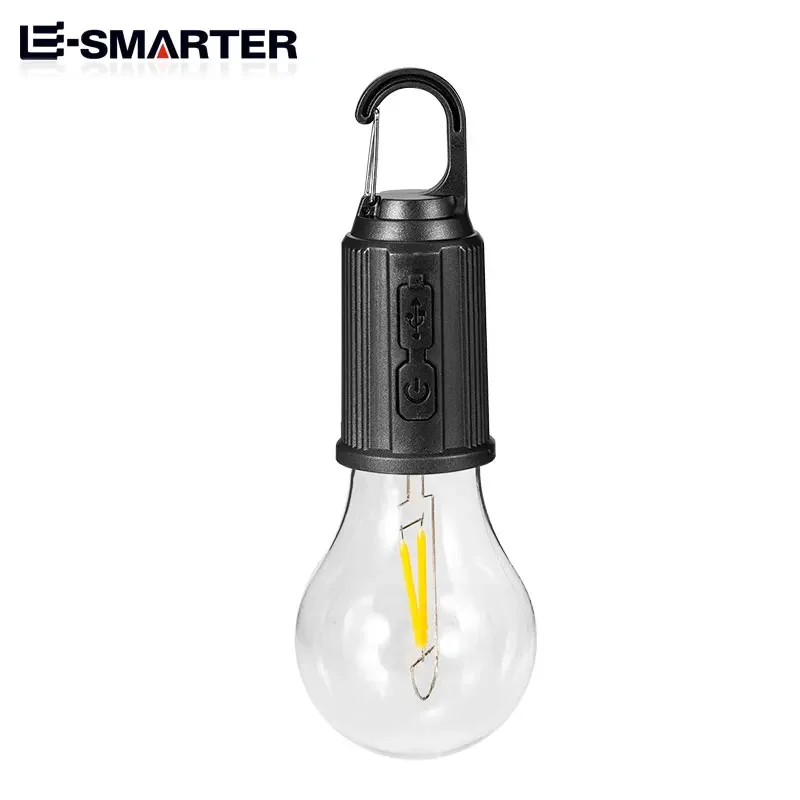 Portable Camping Lantern LED with Hook Type C Charging Waterproof for Hiking Fishing