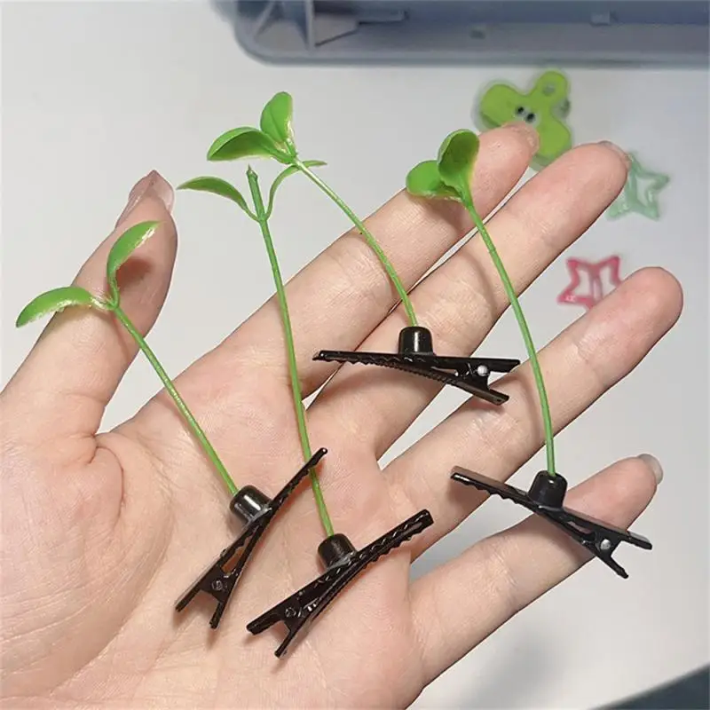Funny Little Bean Sprouts Grass Hair Clips 20/10/5/3/1PCS hair clips hair accessories