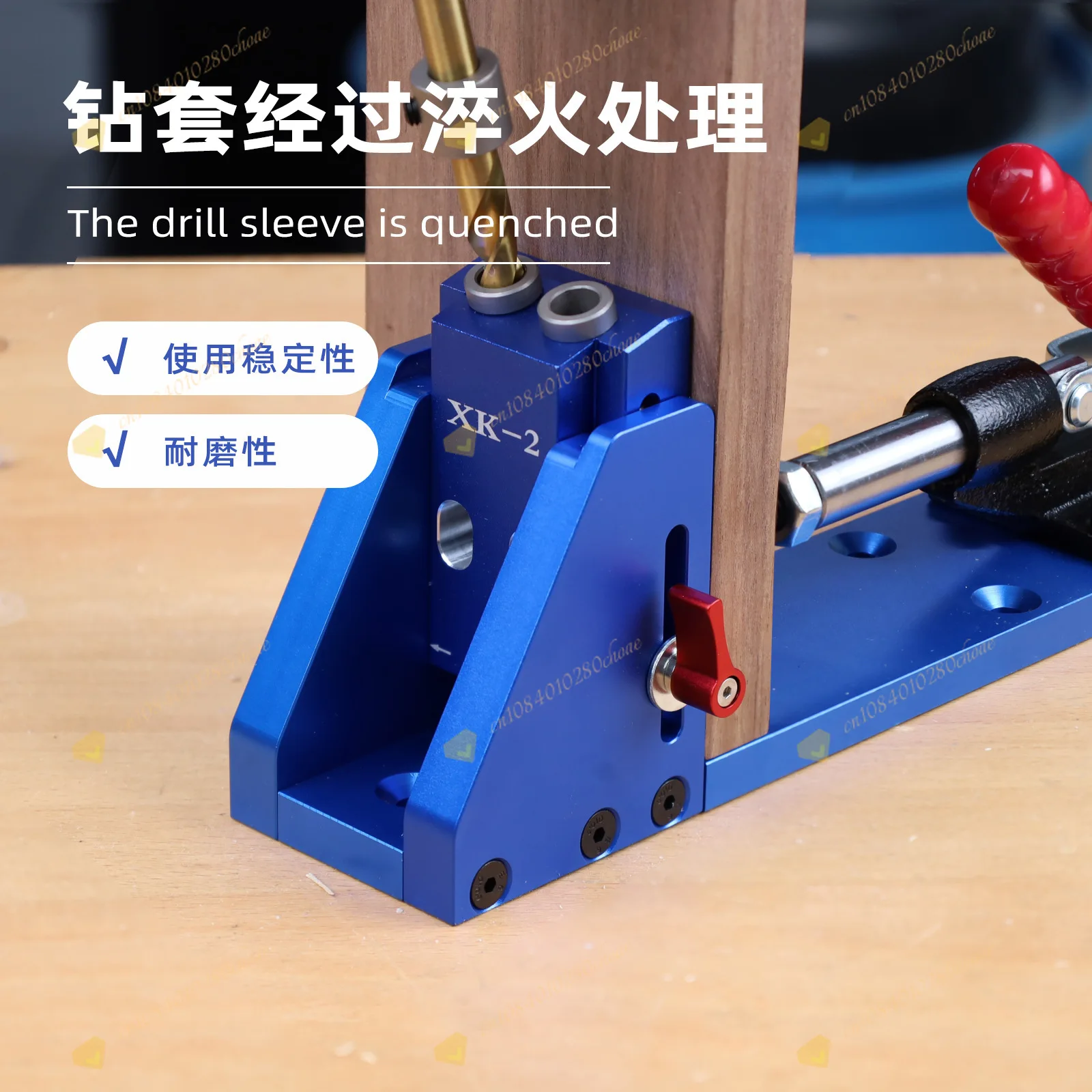 XK-2 목공용 사선홀 9.5MM 사선 위치 지정기 포켓홀 지그 목재 플레이트 홀 오프너