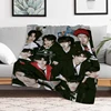 Kpop ZB1 ZEROBASEONE Bedspread on the Bed Thick and Warm Fleece Blanket Sofa Blankets & Throws Furry Winter Knee Baby Bedspreads 1